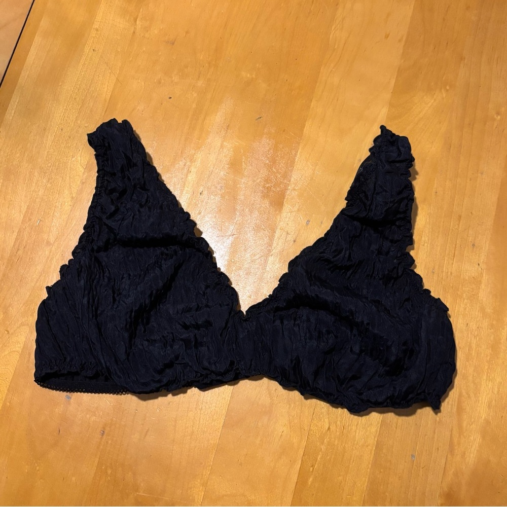 Silk Crinkle Bralette